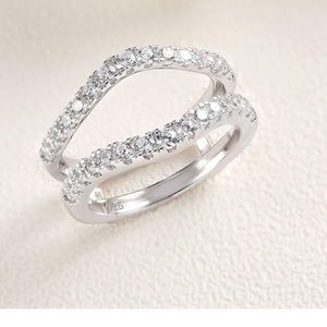 Moissanite Ring Enhancer size 6.5